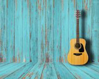 Martin Smith 38 Inch Acoustic Guitar, Blue