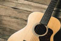 Guitars Jim Dandy Flat Top Acoustic Guitar 2-Color Polar White