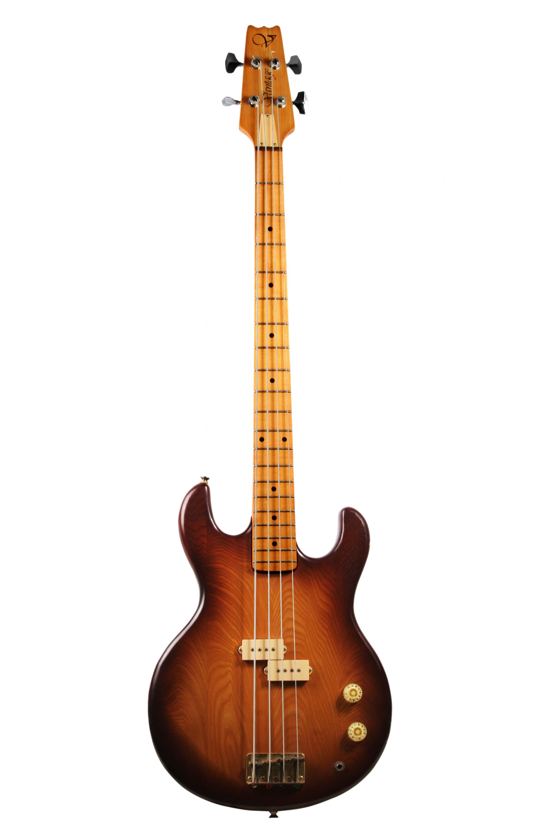  4 String Bass Guitar, Right Handed, Chestnut 